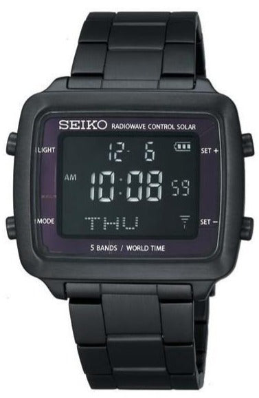 Seiko Spirit Smart Atomic Radio Wave Solar Digital SBFG003 – WATCH OUTZ