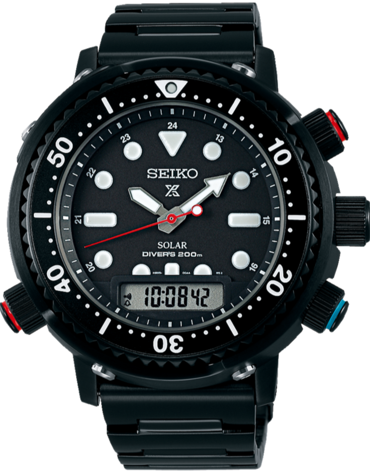 Seiko Prospex Solar Hybrid Diver Limited Edition Arnie SNJ037 SBEQ011 –  WATCH OUTZ