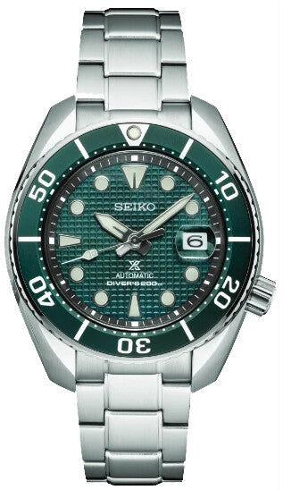 Seiko Prospex Automatic 200M Ice Diver Green Special Edition Sumo SPB1 –  WATCH OUTZ