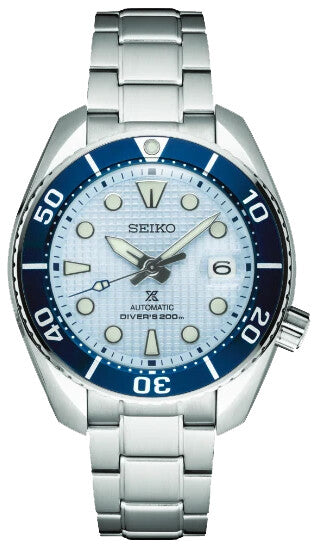 Seiko Prospex Automatic 200M Ice Diver Special Edition Icy Blue Sumo S –  WATCH OUTZ