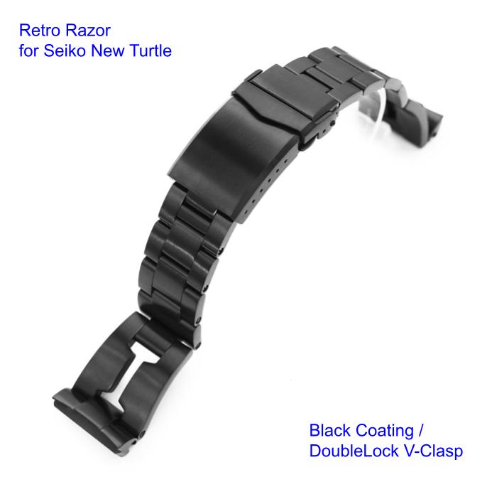 Retro Razor Stainless 316L Steel Watch Bracelet for Seiko – WATCH OUTZ