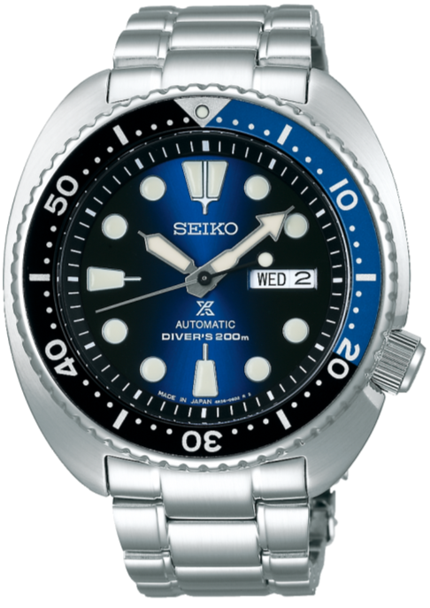 Seiko Prospex SBDY013 Automatic Diver Turtle Deep Blue JDM Batman Bezel –  WATCH OUTZ