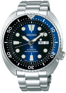 Seiko Prospex SBDY013 Automatic Diver Turtle Deep Blue JDM Batman Bezel –  WATCH OUTZ