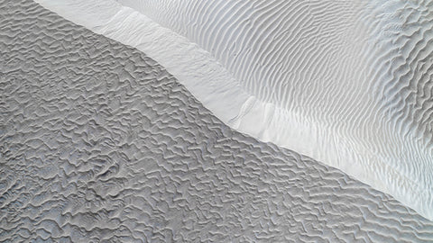 Abstract Aerial Art - Sand Dunes Patterns fine aerial art print. 