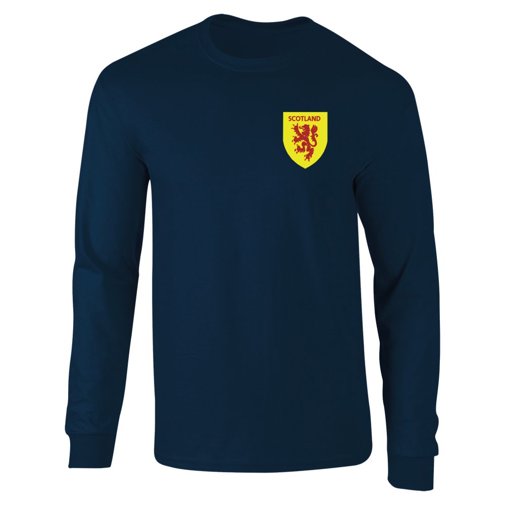 Retro Long Sleeved Scotland Football Shirt - Simplicitees