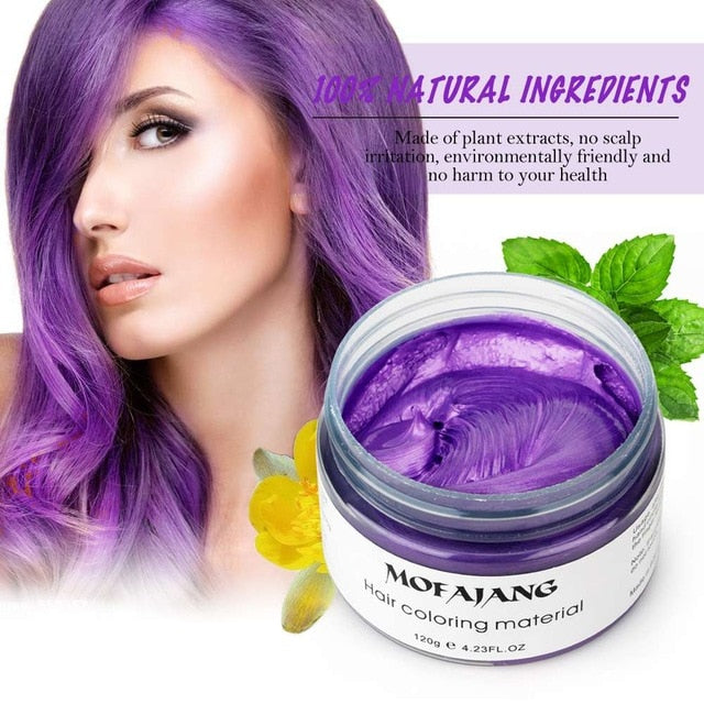 Temporary Hair Dye Hair Color Wax Styling Colors Cream Instant