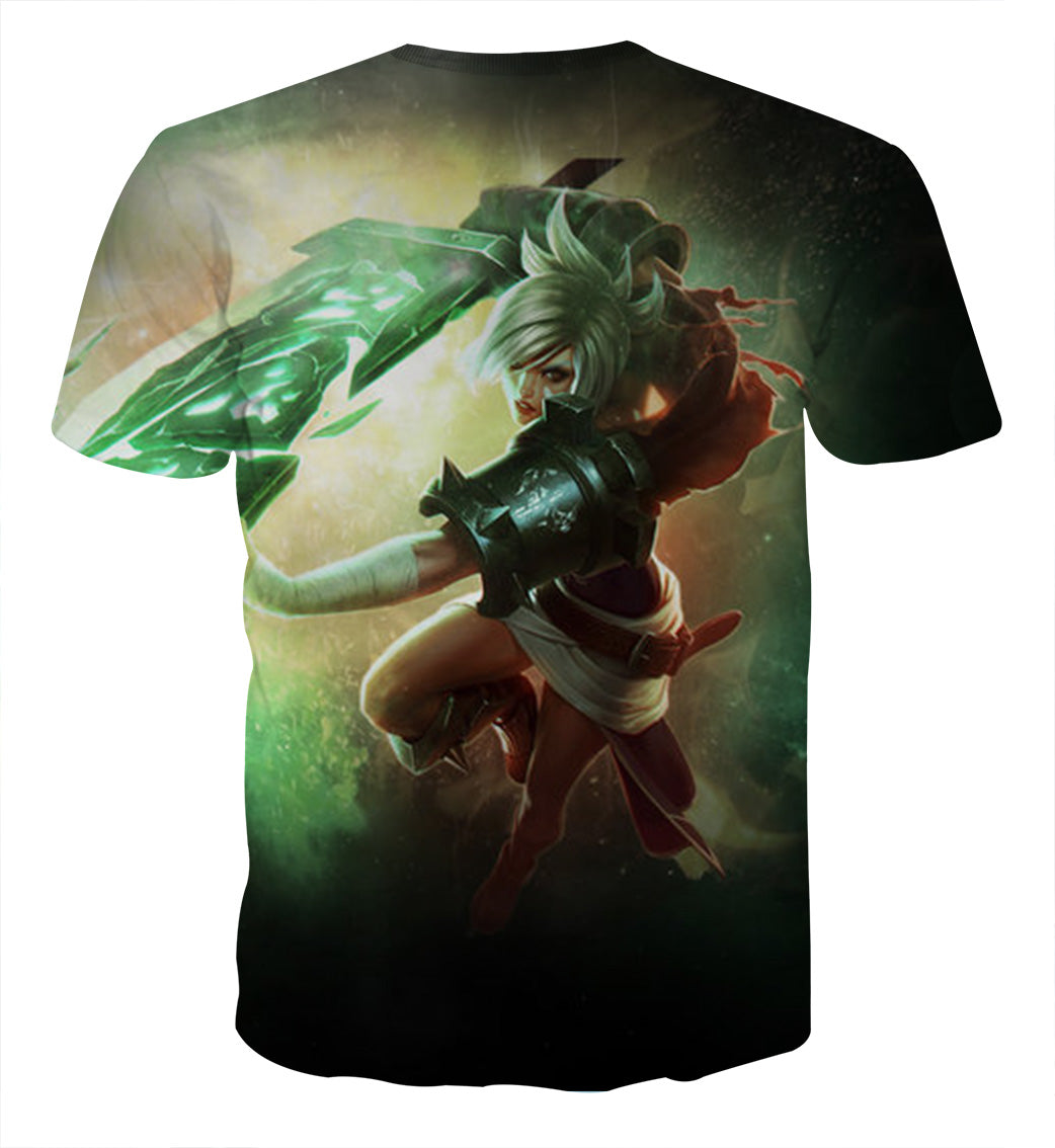 RIVEN 3D Full Printing T-SHIRT - LolFanClub