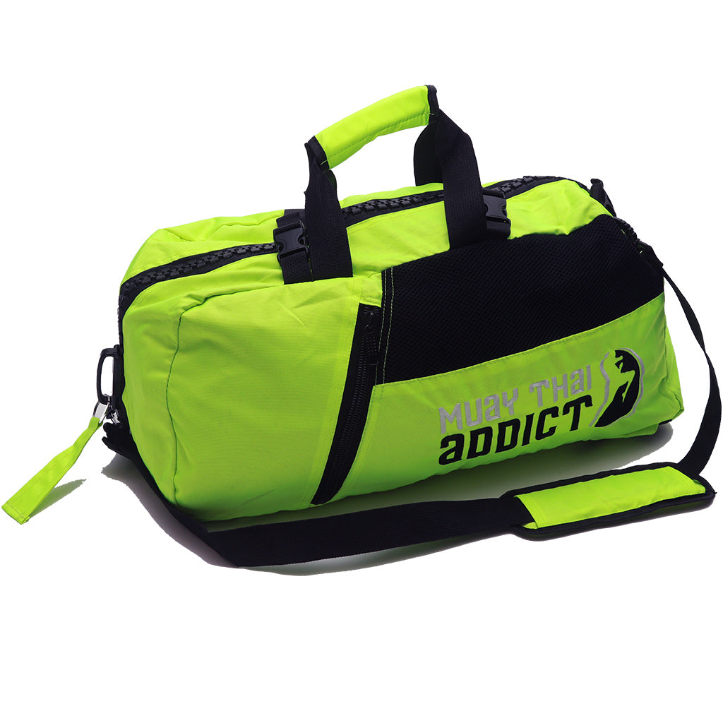 neon green gym bag