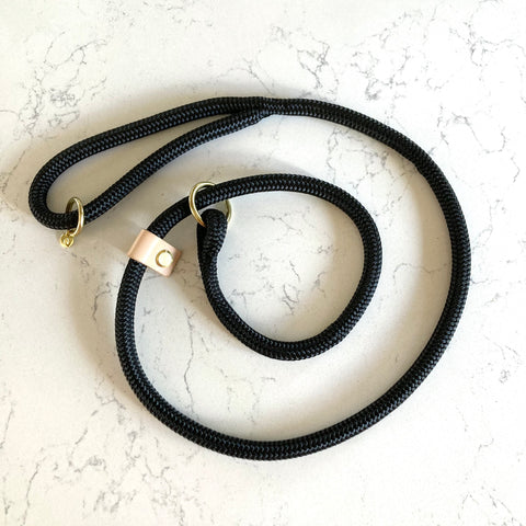 Luxury rope slip lead