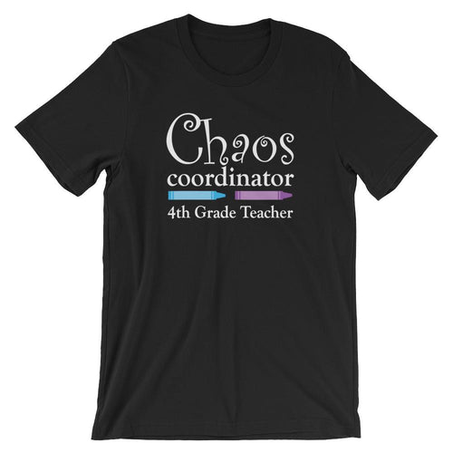 Chaos Coordinator Fourth Grade Teacher Shirt