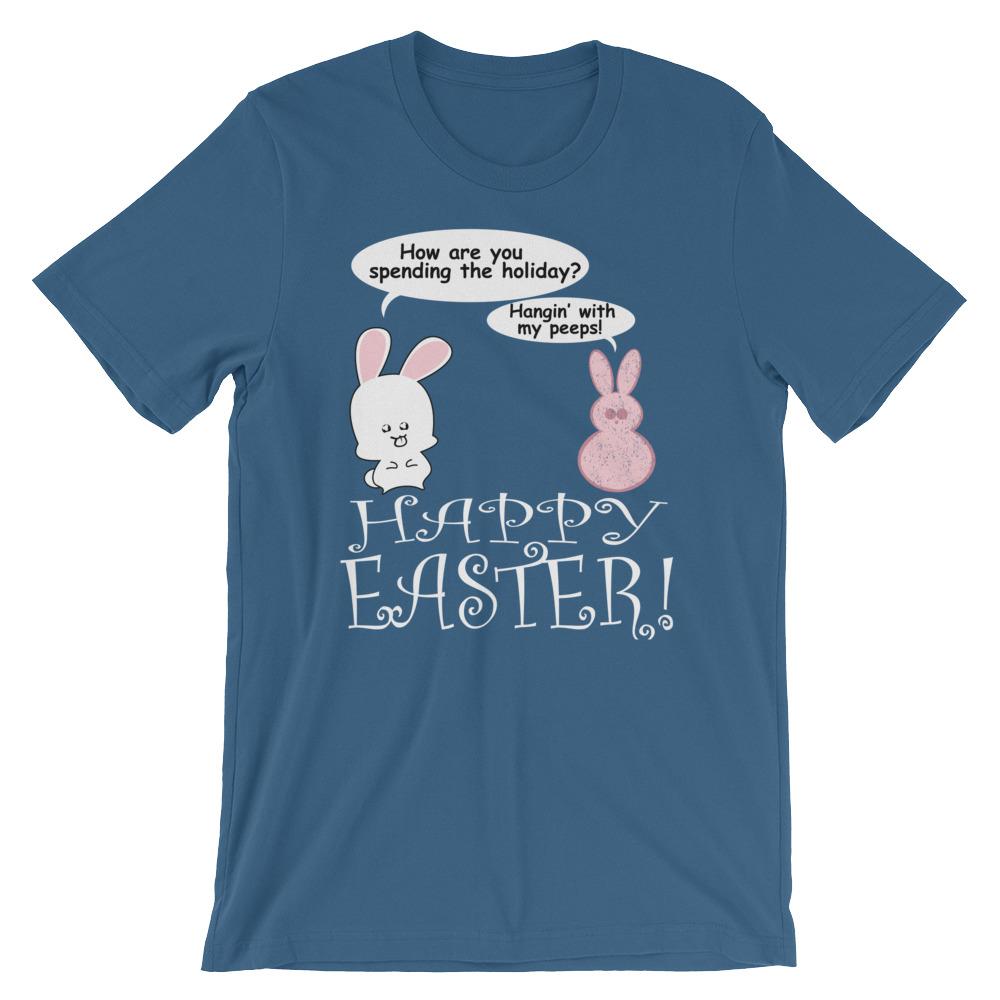 Cute Easter T-Shirt - Hanging With my Peeps | Faculty Loungers Gifts ...