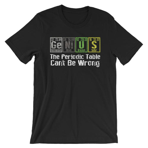 Funny Genius Periodic Table Shirt