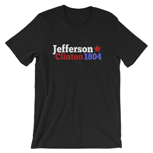 Historical Election Shirt for Teachers, Thomas Jefferson and George Clinton 1804