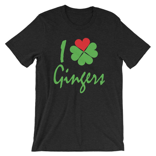 I Heart Gingers Shirt - St Patrick's Day Tee for Redheads and Ginger Lovers