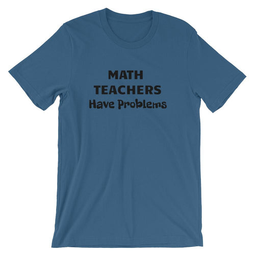 Math Teacher (no problem too big or too small) - blue Leggings