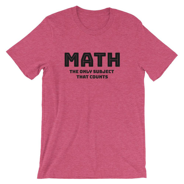 Math Pun Shirt for Math Teachers Short-Sleeve Unisex T-Shirt | Faculty ...
