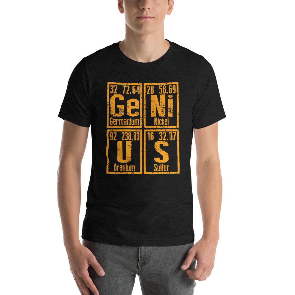 Periodic Table Genius T Shirt Faculty Loungers Ts For Teachers 5847