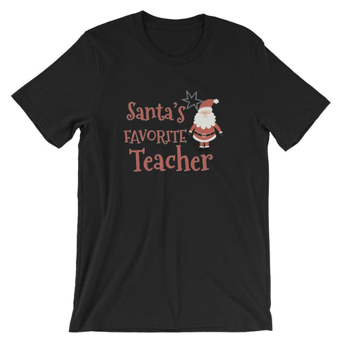 Santa’s Favorite Teacher – Cute Teachers Christmas Shirt