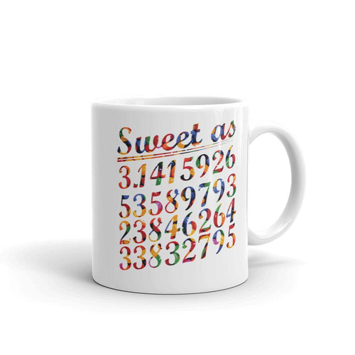 Sweet as Pi Mug - Gift for Math Teachers and Nerds