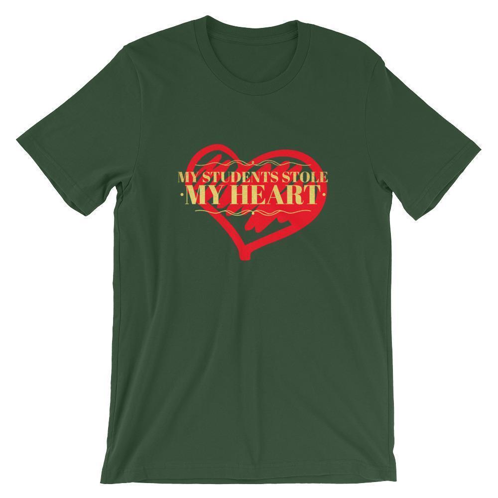 Teacher Valentines Day Tshirt - Students Stole My Heart | Faculty ...