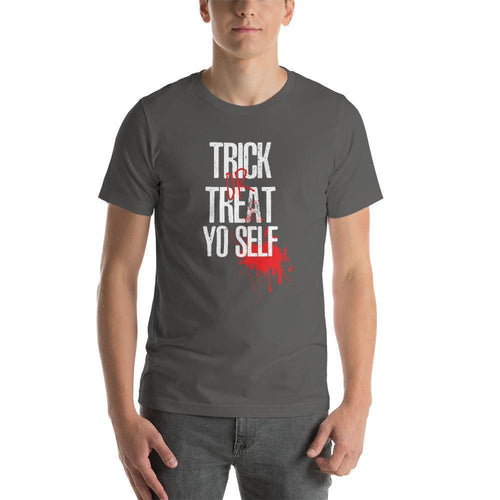 Trick or Treat Yo Self Halloween Fake Blood Tee