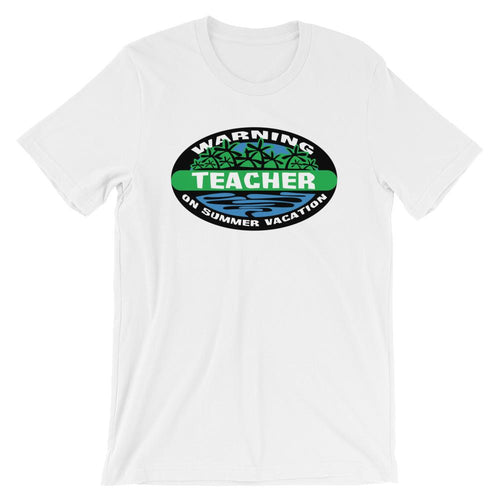 Warning Teacher on Summer Vacation Shirt