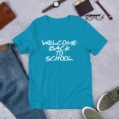 Welcome Back to School Minimalist Text Shirt for Teachers | Faculty ...