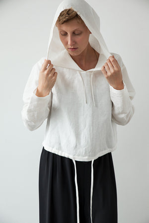 linen hoodie