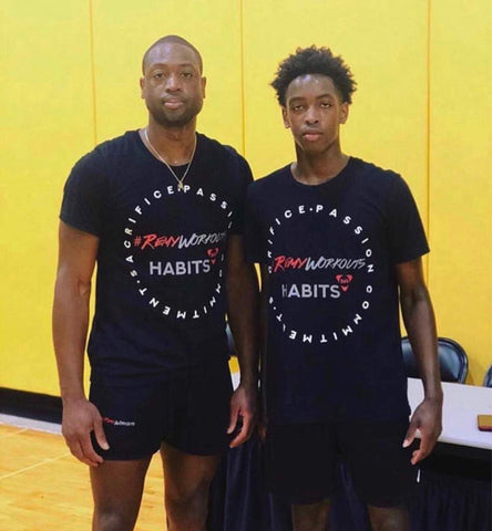 Dwayne Wade Wears Habits 365 Apparel - A Brand Started By A High School Student