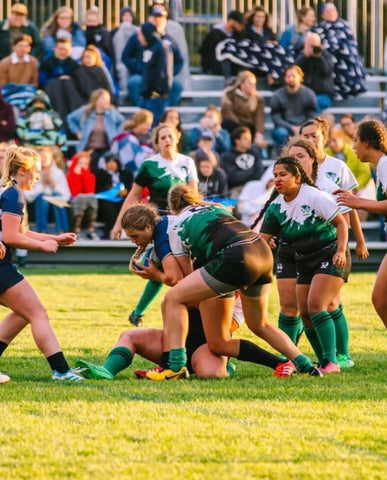 Kelsie Taylor Running the Ball Against UVU