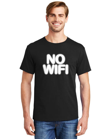 MOON Apparel - NO WIFI Black Tee