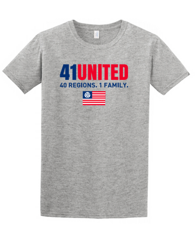 41 United USA Volleyball Region T-Shirt - Proceeds Go to Help Sustain Volleyball Community