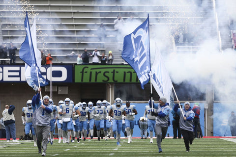 Salt Lake Stallions Football Team Running Out Onto the Field