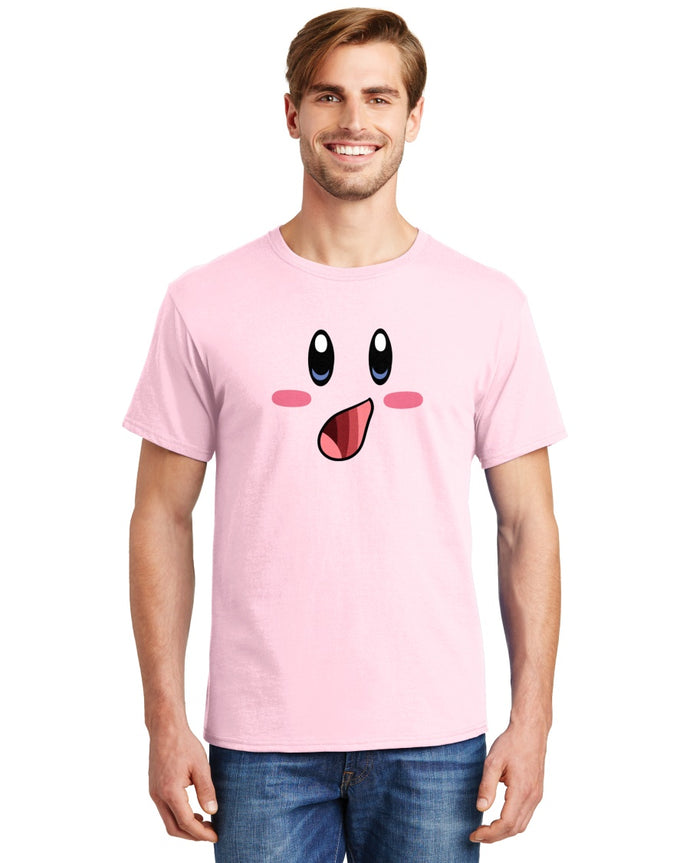 BlakeTheMOON Kirby No Face Pink Shirt