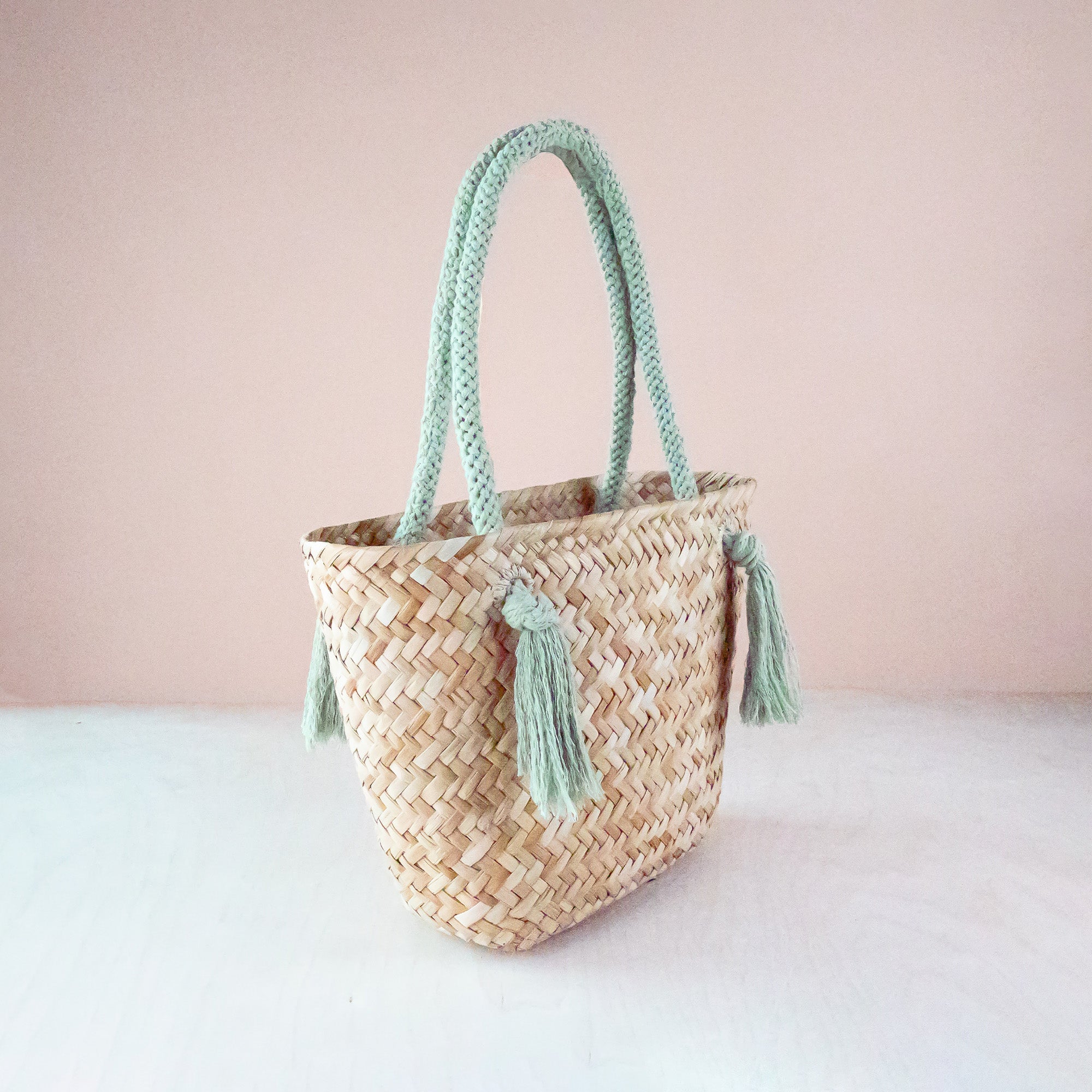 Likha Small Modern Straw Tote