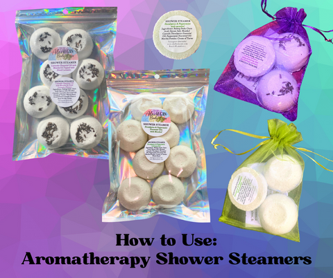 Alni Body Care How to Use Aromatherapy Shower Steamers How to Use Shower Bombs