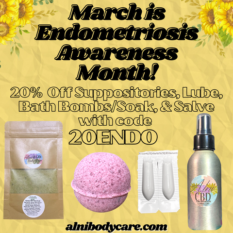 Alni Body Care Endometriosis Awareness Month Sale