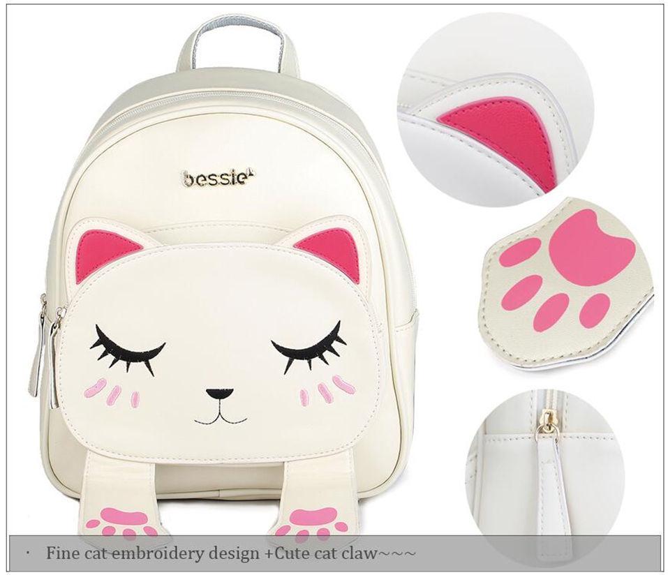 Cute Cat Backpack – Boots N Bags Heaven