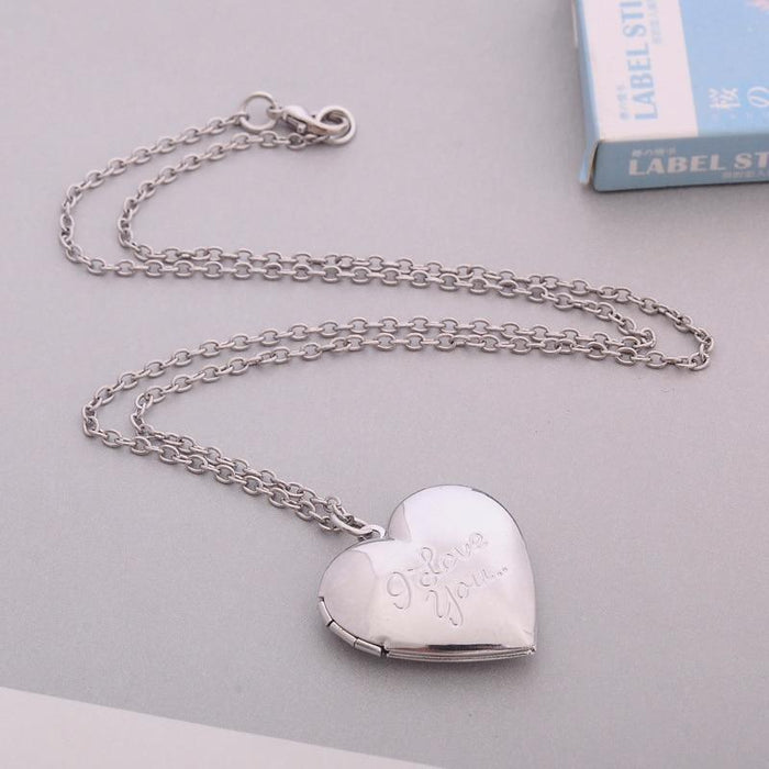 Secret Love Letter Heart Locket With Sculpt I Love You Boots N