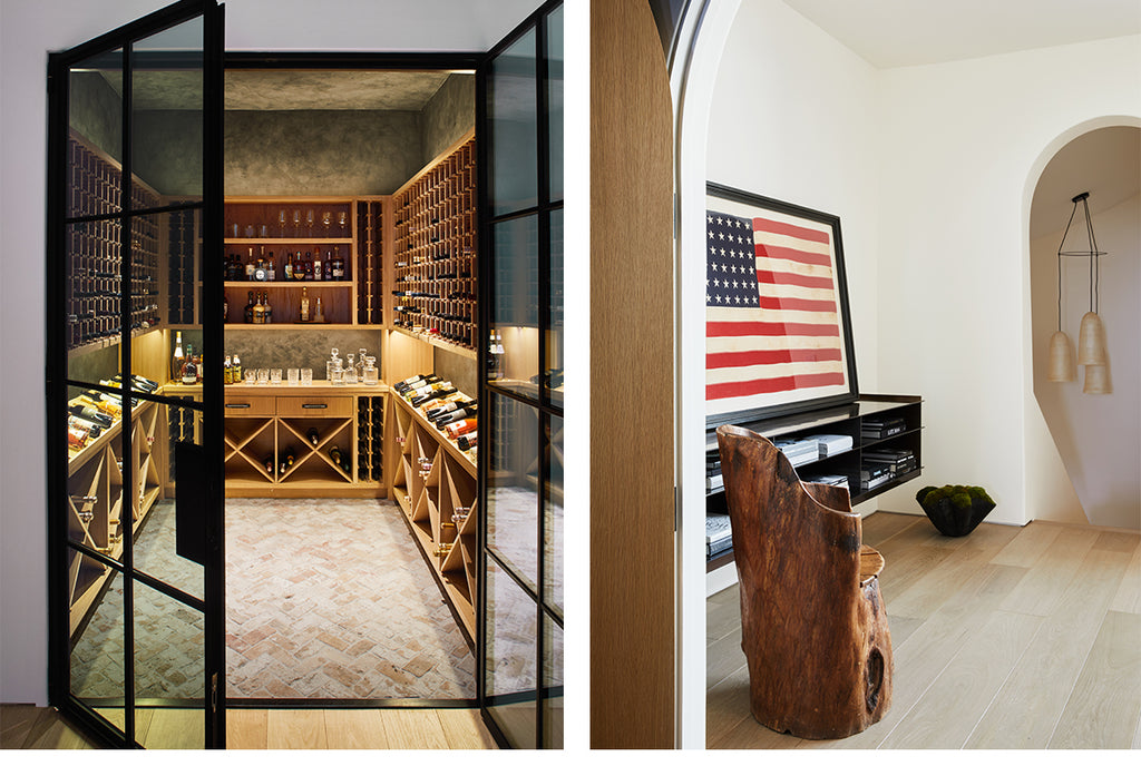 Studio Life/Style Luxury Interior Design Pacific Palisades Wine Room