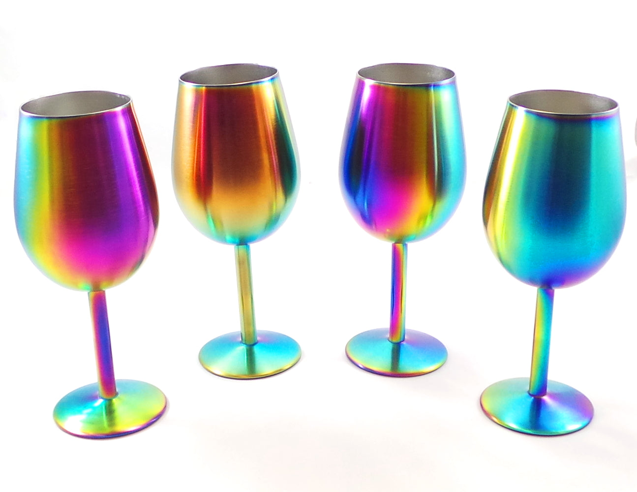 colored wine glasses