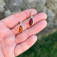 Small Baltic Amber Pendants