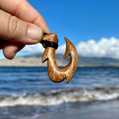 Mango Wood Maui Fish Hook