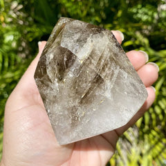 Medium Polished Smoky Quartz Crystal Point