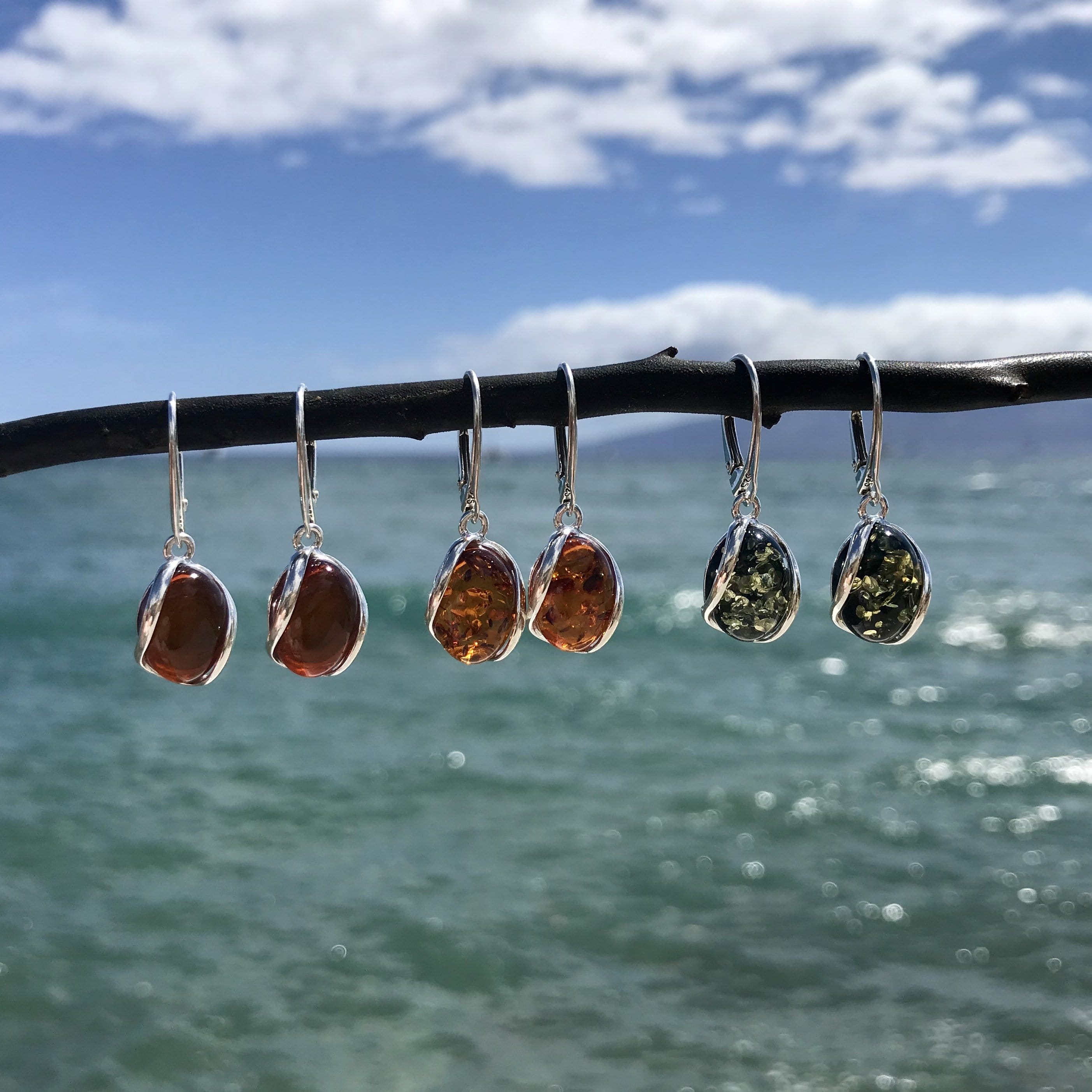 Baltic Amber Earrings- Style 6