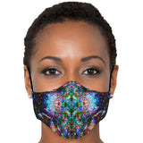 Oriarch Crescent Psychedelic Adjustable Face Mask (Quantity Discount)