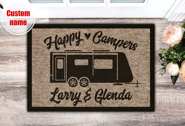 Tht Dng Personalized Name Happy Campers Cam020trailer Rvs Trailer