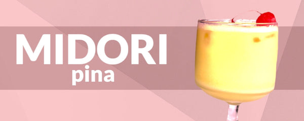 Midori Pina Colada Cocktail Gift Set