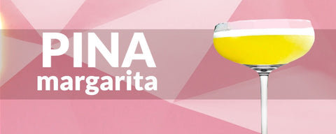 Pina Margarita Cocktail in Glass