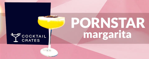 Pornstar Margarita Cocktail Gift Set with cocktail glass